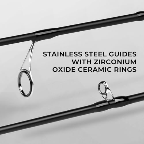 kastking crixus fishing rodsim6 graphite spinning rod amp casting rod wzirconium oxide ring stainless steel guides superpolymer handle