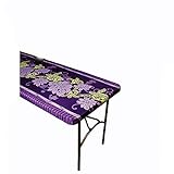 Hawaiian Tropical Picnic Tablecloth (Fits 4 feet picnic tables wide 48'x30', spicing up any party)