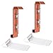 Produktbild Fixpot der unsichtbare und sichere Blumenkastenhalter für jedes Fenster mit Fensterbank 2 er Set mit Adapter Farbe Terracotta