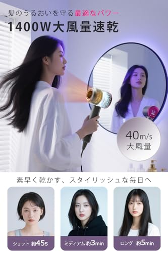 Wcuelko ドライヤー 大風量 の商品画像 1