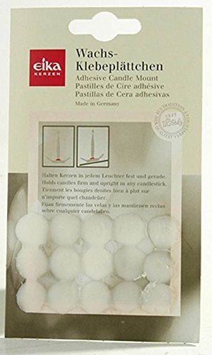 Preisvergleich Produktbild Idena Wachsklebeplättchen, 15 Stück (WEI)