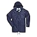 Portwest US440 Men's Lightweight Waterproof Classic Rain Jacket Navy, 3X-Large