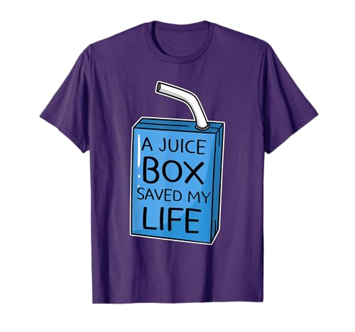 A Juice Box Saved My Life Diabetes Awareness T-Shirt
