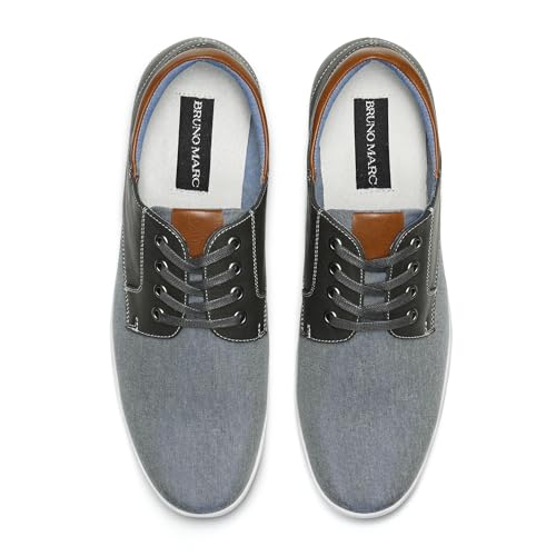 Bruno Marc Men's Oxfords Sneakers Casual Dress Shoes,Grey,10.5 - image 8