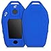 Produktbild kwmobile Autoschlüssel Hülle kompatibel mit BMW Display Key Autoschlüssel - Silikon Schutzhülle Schlüsselhülle Cover in Blau