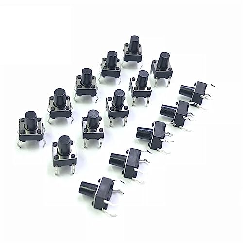 Interrupteur tactile 6x6x8mm DIP 4 broches bouton poussoir micro switch 50pcs