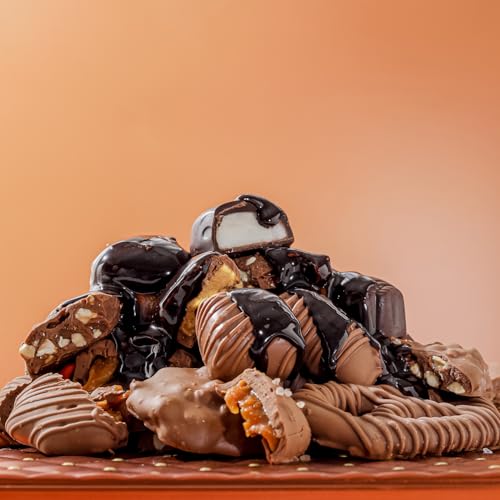 Image of Thank You Gift Basket, Chocolate Assortment Box, Employee Appreciation Day, Gourmet Candy Snack Foods, For Him & Her, Men, Women- Bonnie & Pop