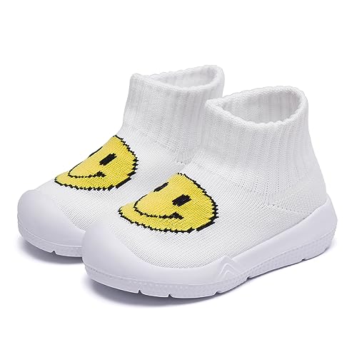 Image of MORENDL Toddler Sock Shoes Baby Walking Shoes Infant Slippers Boys & Girls Non-Slip Sneakers