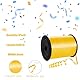 Geschenkband Gelb 5mm Breit,450M Kräuselband Geschenkbänder,Ringelband, Ballonschnur für DIY-Dekoration,Dekoband für Hochzeit Weihnachten Neujahr Geburtstag Geschenkverpackung Ballonverschlüsse