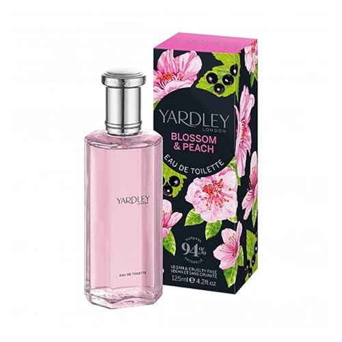 Tropical Gold Yardlley Blossom & Peach Eau de Toilette 125ml – Sweet Floral Scent, Daily Wear, Premium Women’s Perfume