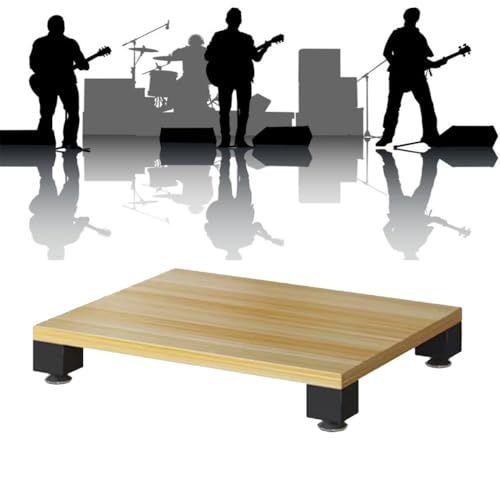 Soporte para tocadiscos móvil contra vibraciones en almacenamiento de medios AV
