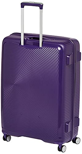 American Tourister Curio Hardside Luggage With Spinner Wheels, Purple, Checked-Medium 25-Inch #TOP2