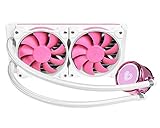 ID-COOLING PINKFLOW 240 CPU Water Cooler LGA1700 Compatible 5V ARGB AIO Cooler 240mm CPU Liquid Cooler 2X120mm RGB Fan, Intel 1700/115X/1200, AMD AM5/AM4
