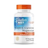 Doctor's Best Coq10/l-Carnitine/Magnesium Unique Blend, Supports Energy, Muscle Mass & Muscle Recovery, Veggie Caps, 90Count