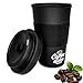 Produktbild Timeler ® Kaffee to Go Becher aus nachhaltigen Bambusfasern 400ml | Deckel mit Schraubverschluss | Umweltfreundlich & Ökologisch | Bamboo Cup Coffee