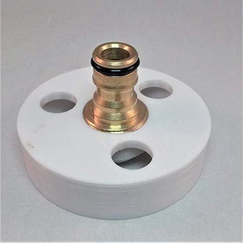 Motorhome Water Filler Cap Hose Connector Upgraded Brass Nozzle Quick Clean Fill Your Water Tank/Adapter White