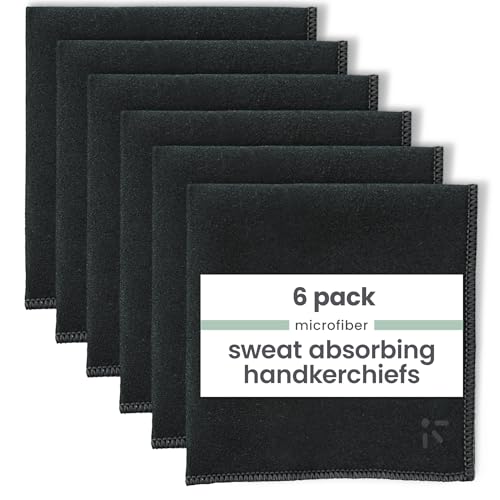 S&T INC. Handkerchief for Sweat, Microfiber Towel for Face, Glasses, Gym Bag, and Travel Essentials,