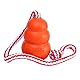KONG Aqua Floating Fetch Toy - Hundespielzeug Für Wasser, Spiel und Training - Mit Schaumstoff-Innenseite und Wurfseil - Für mittelgroße Hunde - Orange