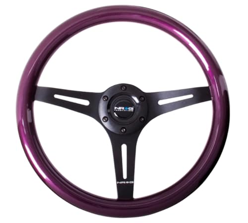 NRG 35Φ フレークウッド 3スポーク ステアリング USDM ラメ NRG 35Φ フレークウッド 3スポーク ステアリング USDM ラメ