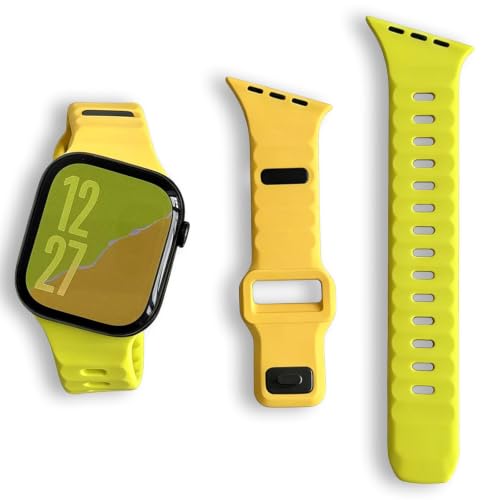 LIRUWECH for Apple Watch �o���h �΂߃f�U�C�� 49/46/45/44/42(S10-12)/41/40/38mm�Ή� �A�b�v���E�H�b�`�x���g �V���R�� �X�|�[�c�o���h Apple Watch Ultra 4/Ultra 3/Ult