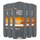 Dove Men +Care Advanced Sandalwood + Vanilla Antiperspirant Aerosol Men's Deodorant Spray, Pack of 5, 72 Hour Sweat Protection and Antibacterial Odour Control, 400 ml