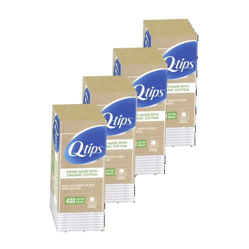 Q-Tips Cotton Swabs Organic Swab Ultimate Home And Beauty Tool Made From Organic Cotton, Paper Pack Of 1 (4 Units) #TOP17