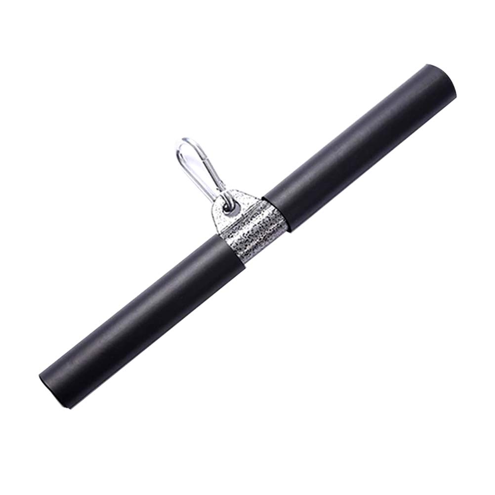 Rotating Straight Bar DIY Bicep Pull Up Bar with Hand Grips Rotating Straight Bar for Professional Gyms