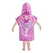 LALIFIT Dancing Girl 100% Cotton Hooded Towel for 2-6 Years Girls Boys Bath Beach Pool Towel,24 x 48 inches (Dancing Girl)