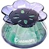Glass Essential Oil Diffuser Bottle with Natural Crystal Stone Passive Aromatherapy Diffusers for Car Home Small Room Bathroom Living Room Hallway Desk Decorative (Green)