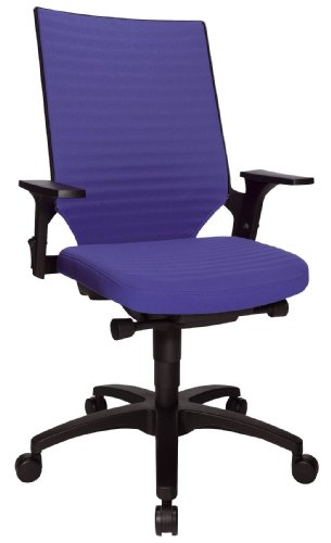Preisvergleich Produktbild Topstar Drehstuhl Autosyncron 2 Kunststoffteile und Fußkreuz schwarz bla