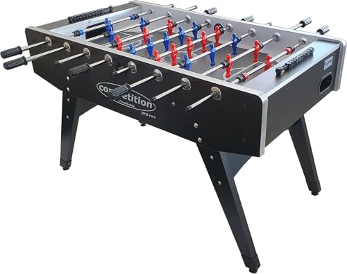 TopTable Competition Pro *** Formica/Metal Line Black w/Molded Player Kicker - Profi Fußballtisch mit geformten Puppen – Bild 6