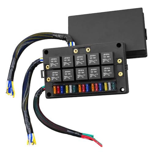 Boîte à fusibles et relais 12V étanche pour camion et véhicule