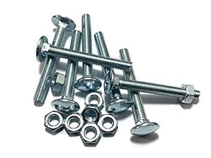 Rc Screws M6 Flachrundbolzen mit Muttern 10 Stück
