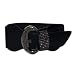 eVogues Plus Size Rhinestone Studded Leatherette Belt