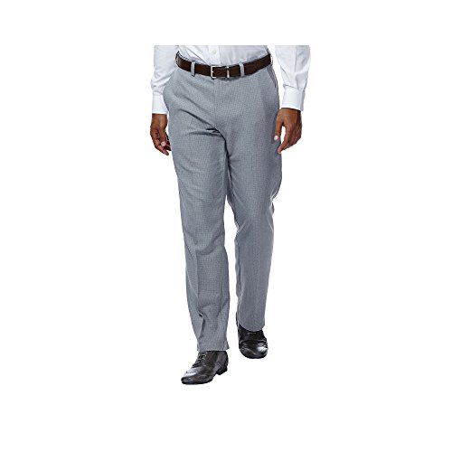 Haggar Men's Cool 18 Expandable Waist Classic Fit Pant