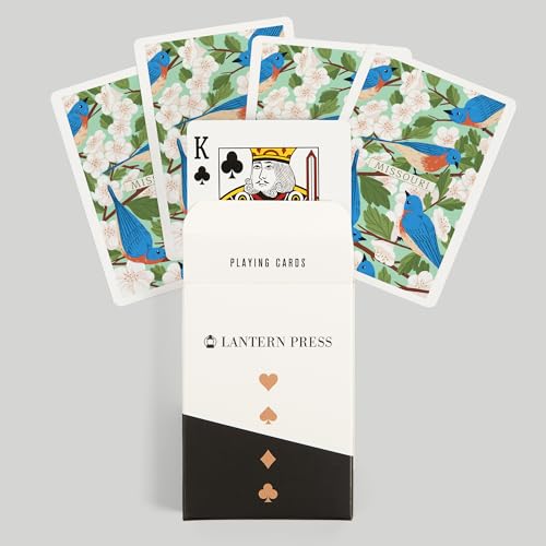 Baraja de cartas estilo poker Missouri, 52 cartas miniatura 6