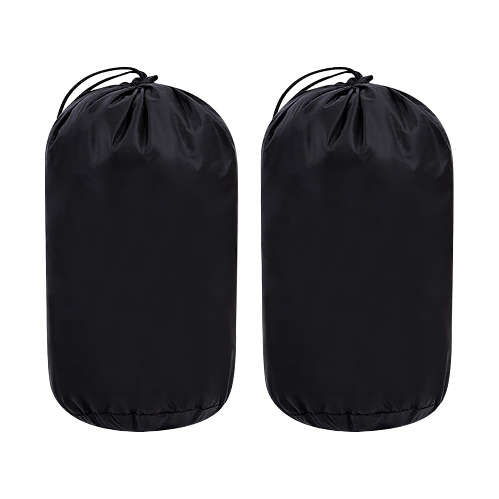 GSHLLO 2 Pcs Travel Clothes Storage Bags with Drawstring Closure Travel Sun Protection Clothing Bag Portable Raincoat Pouch