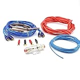 Komplettes Amplifier Kit zum Anschluss eines Verstärkers / Endstufe im Kfz Bereich, u.a. im Auto, Wohnmobil, Partykeller, Bollerwagen etc.