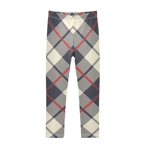 GuoChe Blue Beige Girls Shorts Cotton Cartwheel Shorts Leggings for Dance Party