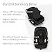 UPPAbaby Mesa V3 Infant Car Seat - Easy Installation + SmartSecure Technology - Attaches to Stroller | Base + Infant Insert Included - Jake (Charcoal)