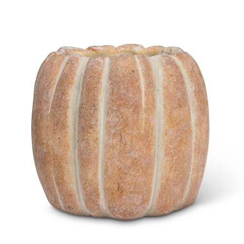 Abbott Collection Medium Tall Pumpkin Planter