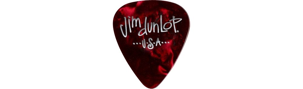 Dunlop 483p-09 Medium Red Pearloid player' S Pack 12 púas