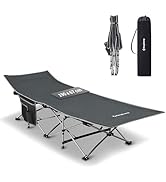 Amazon.co.jp: KingCamp 折りたたみベッド 簡易ベッド キャンプ コット