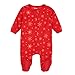 Leveret Boys Girls Kids Footed Fleece Pajama Snowflake 18-24 Month