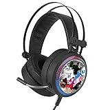 Nuestros auriculares supraaurales con micrófono tienen una conexión por cable USB, con un cable de 2,2 metros, un controlador de altavoz de 57 mm y un efecto de sonido envolvente 7.1 para juegos de PC excelentes.
