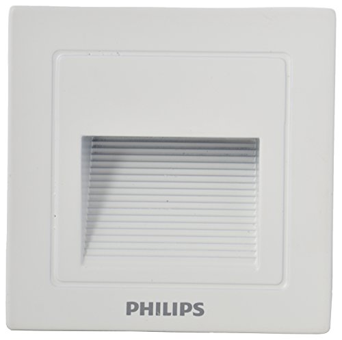 PHILIPS 30974IN91 2-Watts Step Light, White, Square Shape (Pack of 1)