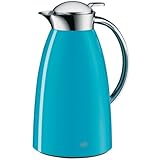 Alfi 3521253100 Isolierkanne Gusto Metall, aquamarin 1,0 l