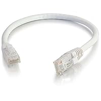 Vista 60 de C2G Cable de conexión cruzada Cat6, cable de remiendo Cat6 sin blindaje y sin engancho, cable Ethernet cruzado rojo, cable Ethernet UTP sin engancho