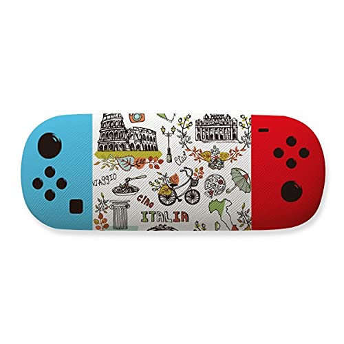 Boîte à lunettes de jeu motif Italie : idée cadeau originale pour joueur passionné