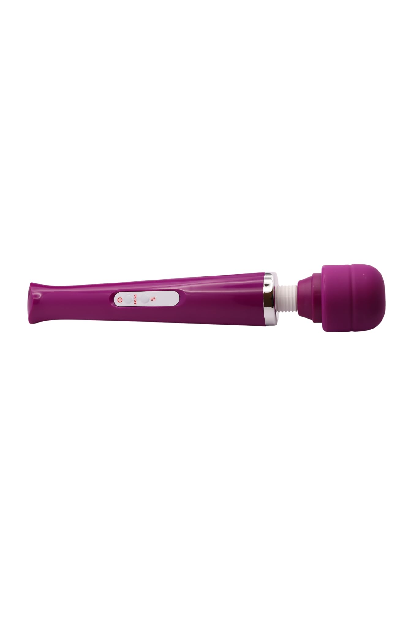 Varita Mágica Vibradora – Masajeador Potente y Silencioso para Mujer, Cabezal Flexible, 10 Modos, Recargable USB, Impermeable IPX7, Silicona Médica Suave